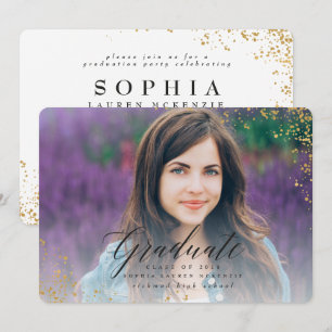 ELEGANT MODERN GRADUATE INVITATION