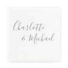 Elegant Modern Grey Signature Script