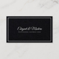 elegant & modern handwritten prof. black