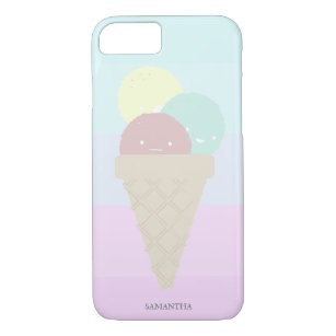 Elegant Modern, Ice Cream, Ombre-Personalised Case-Mate iPhone Case