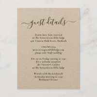 Elegant Modern Kraft Paper