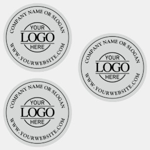 Elegant Modern Light Grey Business Logo Corporate