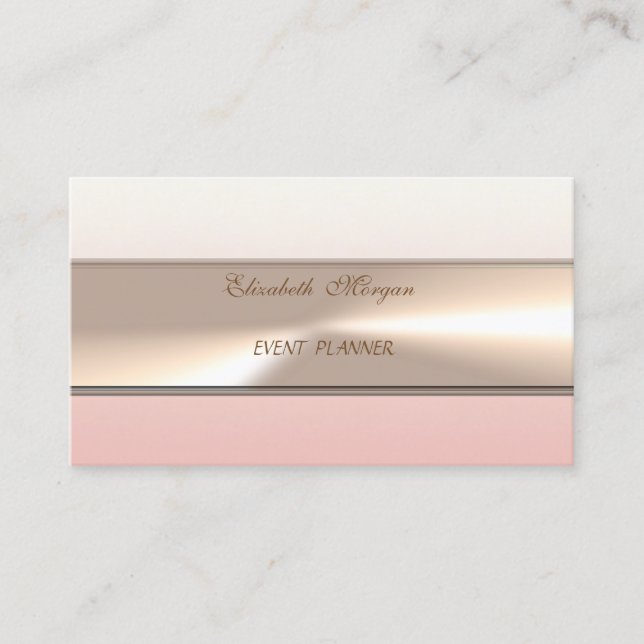 Elegant Modern Luxury Professional Business Card (Front)