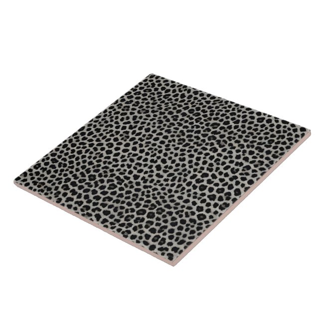 Elegant Modern Luxury White Leopard Collection Ceramic Tile (Side)