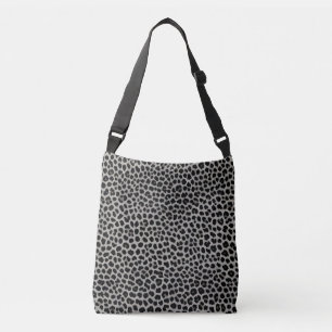 Elegant Modern Luxury White Leopard Collection Crossbody Bag