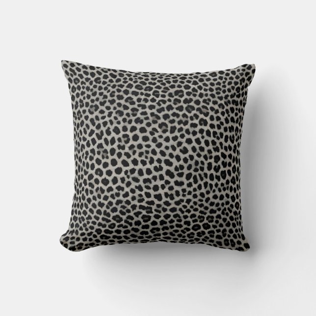 Elegant Modern Luxury White Leopard Collection Cushion (Front)