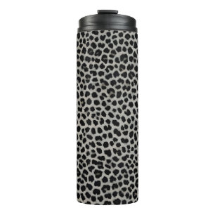 Elegant Modern Luxury White Leopard Collection Thermal Tumbler