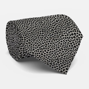 Elegant Modern Luxury White Leopard Collection Tie