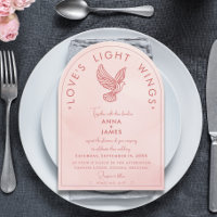 Elegant Modern Minimal Romeo and Juliet Quote Pink