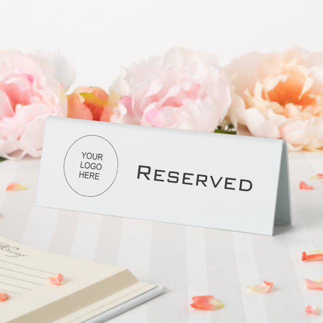 Elegant Modern Minimalist Black And White Reserved (In SItu (Wedding))
