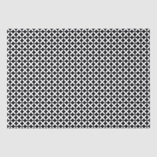 Elegant Modern Minimalist Black & White Geometric Tissue Paper
