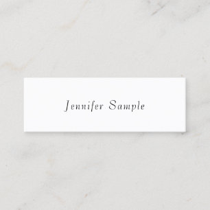 Elegant Modern Minimalist Design Template Trendy Mini Business Card