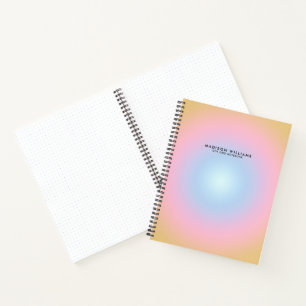 Elegant Modern Minimalist Dot Grid Notebook