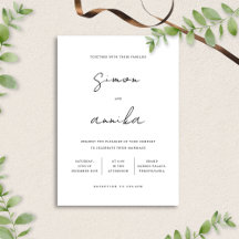 Elegant Modern Minimalist Handwriting Font Wedding