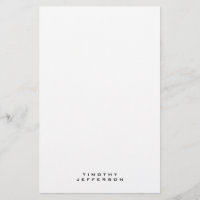 Elegant Modern Minimalist Own Name