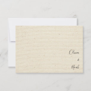 Elegant Modern Monogram Thank You Card