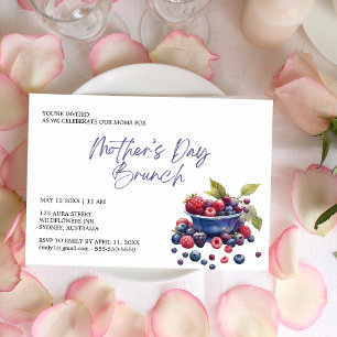 Elegant modern Mother's day Brunch  Invitation
