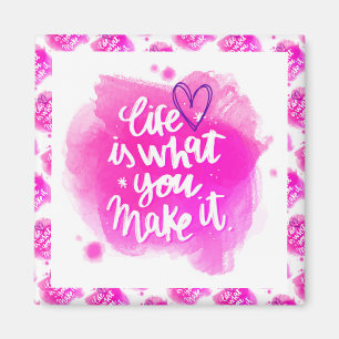 Elegant Modern Motivation Best Popular Message Magnet