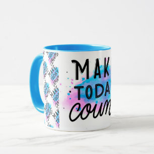 Elegant Modern Motivation Best Popular Message Mug