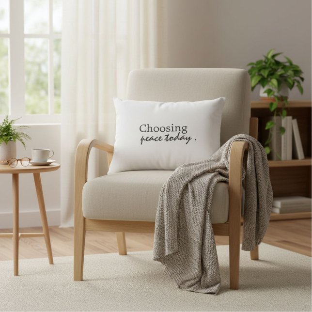Elegant modern motivational quote Accent Pillow (Creator Uploaded)