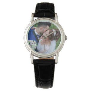 Elegant Modern Newly Wed Wedding Photo Watch