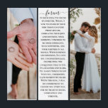 elegant modern newlywed Wedding Vow custom gift Triptych<br><div class="desc">modern elegant newlywed Wedding Vow custom gift This exquisite wall art piece is a bespoke creation, capturing the essence of modern love and personalised wedding vows. The contemporary charm of the newlyweds is perfectly embodied in a meticulously chosen photograph, where the couple radiates with joy and sophistication. As a custom...</div>