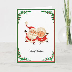 Elegant Modern Non Photo Christmas Tree Folded Card
