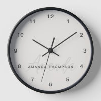 Elegant Modern Personalised With Name Monogram