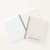Elegant Modern Personalised With Name Monogram