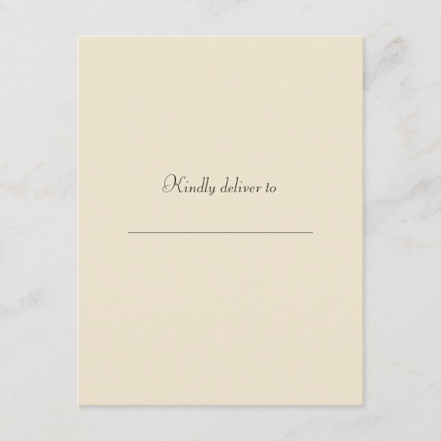 Elegant Modern Photo Qr Code  Enclosure Card (Front)