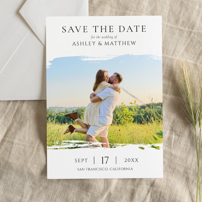 Elegant Modern Photo Wedding Save the Date (Creator Uploaded)