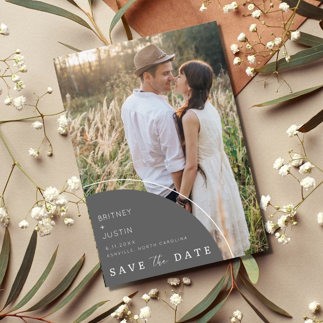 Elegant Modern Photo Wedding Save the Date (Creator Uploaded)