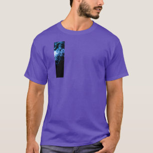 Elegant Modern Pop Art Lion Head Men's Purple T-Shirt