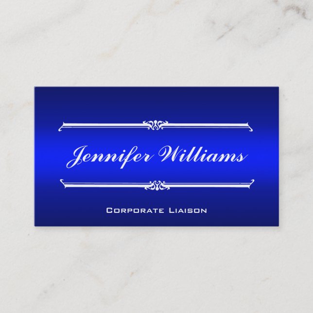Elegant Modern Professional Business Cards (Front)