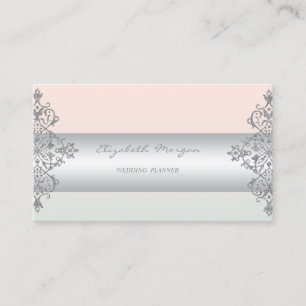 Elegant Modern Professional Charming,Lace Business Card