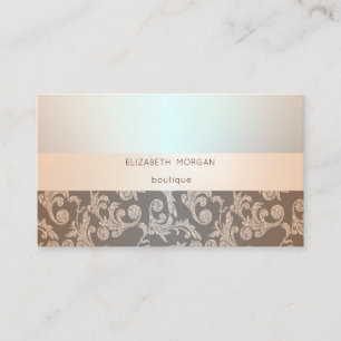 Elegant Modern Professional  Luminous,Swirls Business Card
