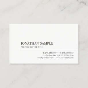 Elegant Modern Professional Simple Template Business Card