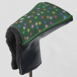 Elegant Modern Rainbow colorful gradient Star Golf Head Cover