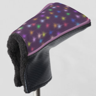 Elegant Modern Rainbow colourful gradient Star Golf Head Cover
