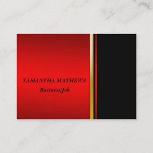 ELEGANT MODERN RED BLACK CORPORATE PROFESSIONAL BUSINESS CARD