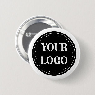 elegant, modern, refined, & editable. 6 cm round badge