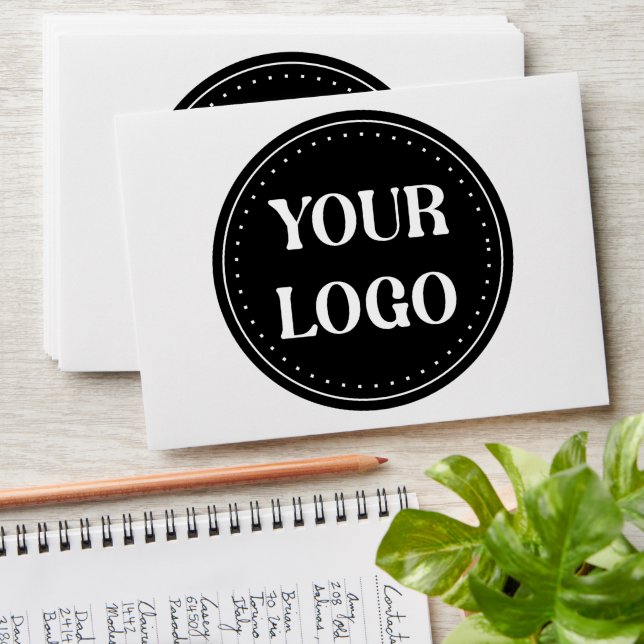 elegant, modern, refined, & editable.  envelope (Stacked)