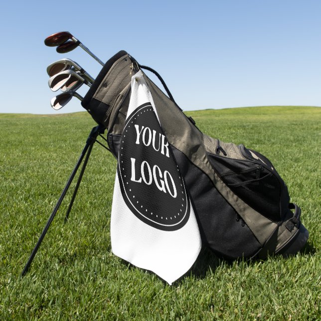 elegant, modern, refined, & editable.  golf towel (Green)