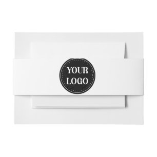 elegant, modern, refined, & editable. invitation belly band