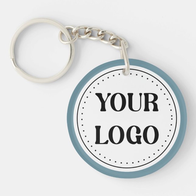 elegant, modern, refined,& editable  key ring (Front)