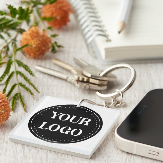 elegant, modern, refined, & editable.  key ring (Front Right)