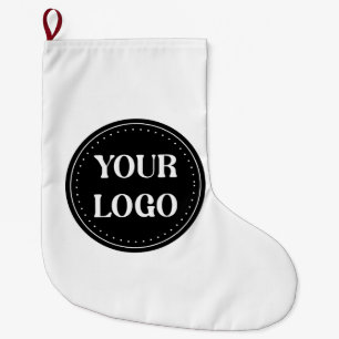 elegant, modern, refined, & editable. large christmas stocking