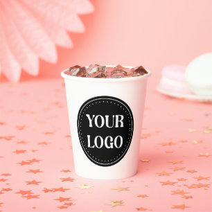 elegant, modern, refined, & editable. paper cups