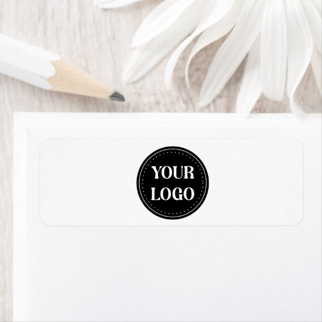 elegant, modern, refined, & editable.  return address label (Insitu)
