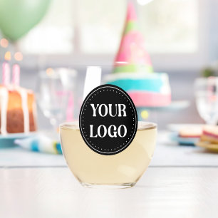elegant, modern, refined, & editable. stemless wine glass